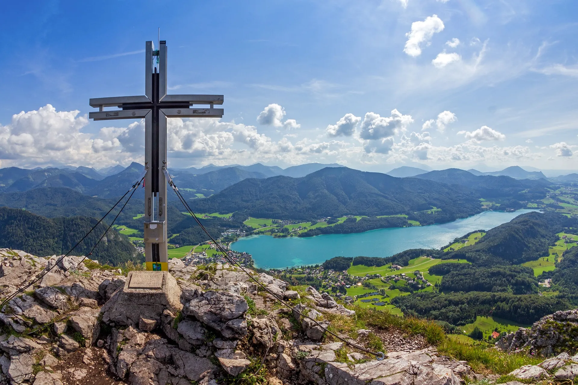 Salzburg und die umliegende Landschaft