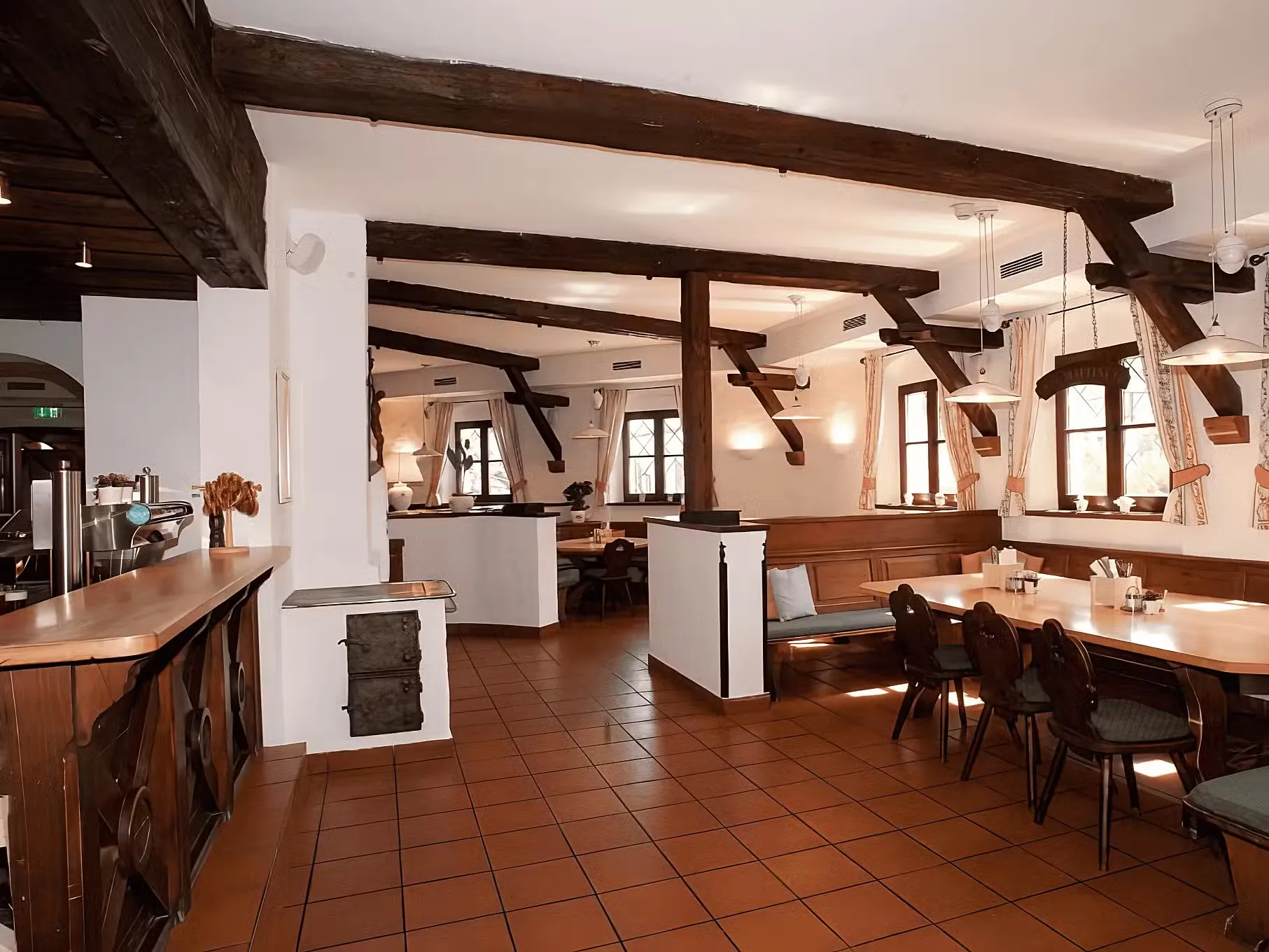 Traditional dining room at Der Jägerwirt for events